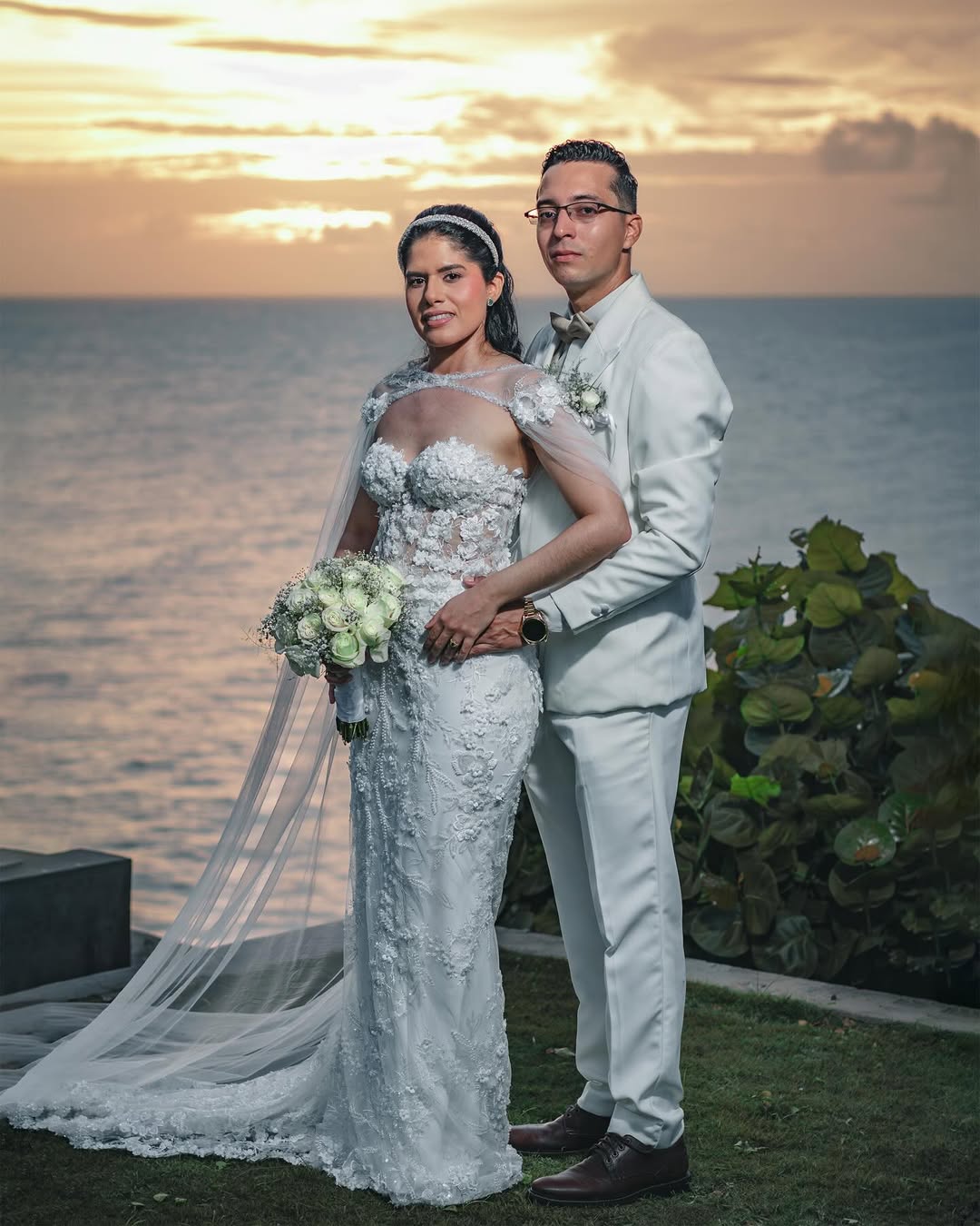 Boda junto al mar en una celebración de boda.